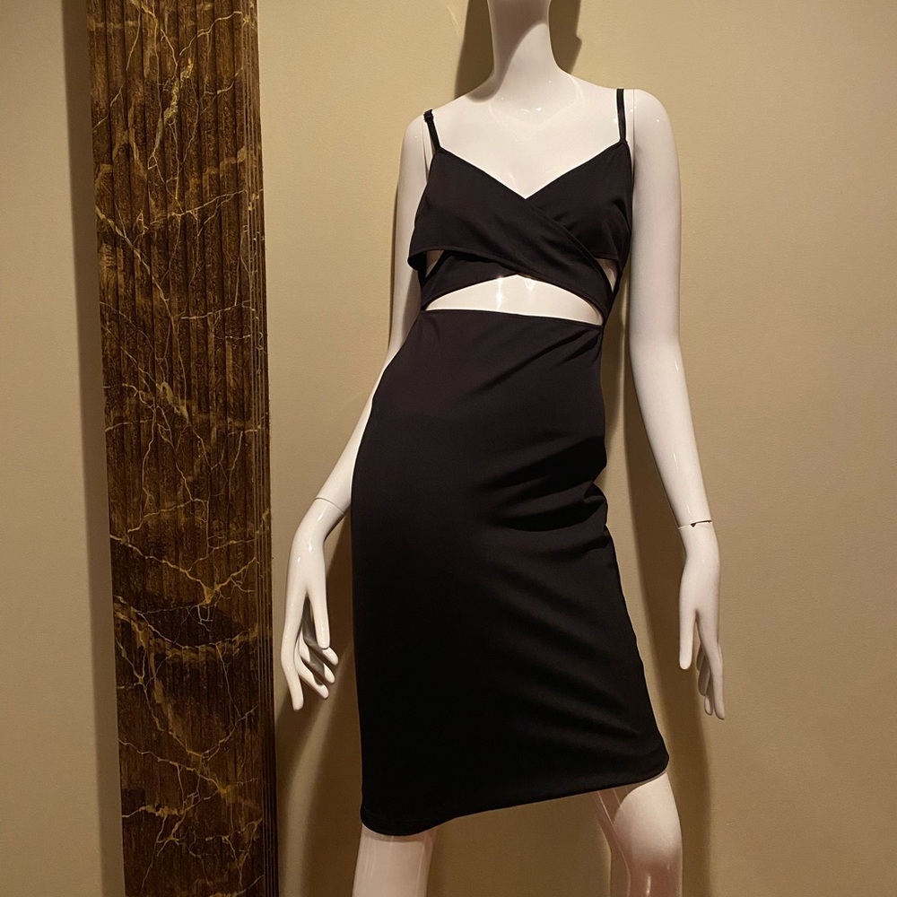 Black Cut- Out Dress